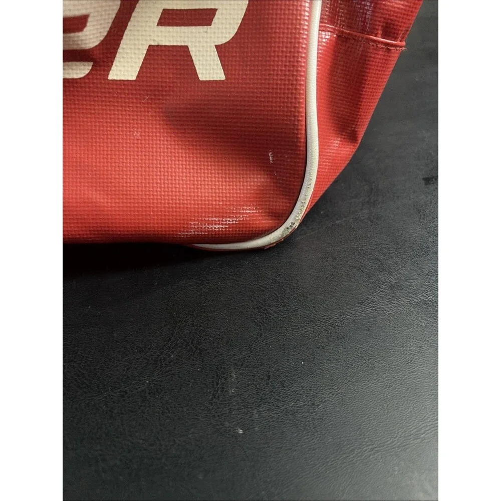 Bauer Youth Premium Carry Equipment Bag-Red/White (22x12x12)